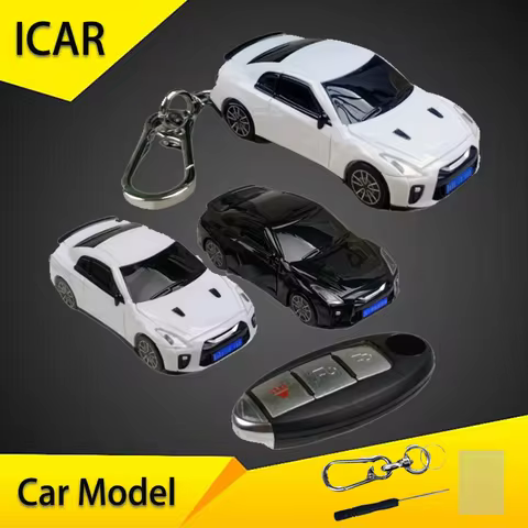 Cool Key Case for Nissan GTR Styling 3 4 5 Button for Nissan GTR JDM R32 R33 R34 Remote Smart Car Ke