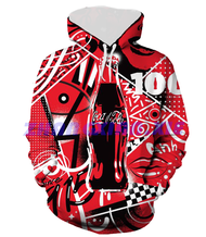 （xzx  31th）  (ALL IN STOCK) Coca-Cola Red Beauty 3D Full Print Unisex Hooded Casual Long Sleeve Hooded Style 13