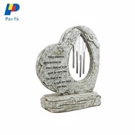 Perfk Resin Tombstone Pet Paw Memorial Kit Personalized Grave Stone Remembrance Plaque for Outdoor G