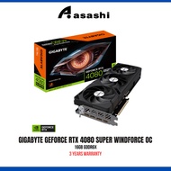 GIGABYTE GeForce RTX4080 SUPER WINDFORCE OC 16GB DDR6X GRAPHICS CARD ( GV-N408SWF3V2-16GD )