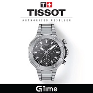 [Official Warranty] Tissot T141.417.11.051.01 Men's T-Race Chronograph Quartz Stainless Steel Strap Watch T1414171105101