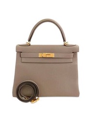 Hermès Kelly28 大象灰金