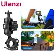 ULANZI MP-5 Pea Handlebar Mount Motorcycle Bicycle Bike Phone Holder Clip Adapter for GoPro Insta360 DJI ACTION Camera