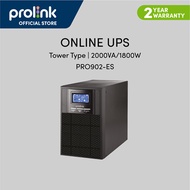 Prolink PRO902-ES 2000VA / 1800W Pure Sine-Wave  Online UPS with AVR - for Data Center Medical