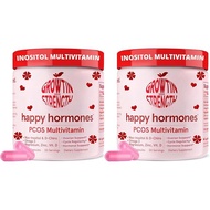 Happy Hormones PCOS I PCOS Supplement Myo-Inositol & D-Chiro Inositol Natural Supplement for Womens 