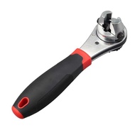 Universal Socket Torque Ratchet Wrench Anti-Slip Handle Ergonomic Design Heat Treated Multifunctiona