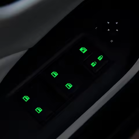 Car window switch Luminous sticker For mazda cx -5 cx- 7 cx-4 cx3 cx9 626 mazda 3 mazda 6