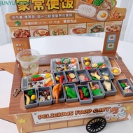 JUNYUE88WL Pretend Play Kitchen Toys, 3D DIY Mini Fast Food Model Toy, Classic Game Creative Funny R