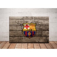 Barcelona FC/ Wooden Poster Barcelona FC Wall Decoration/Wall Decor Barcelona FC Poster