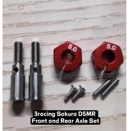ZeroG For 3racing Sakura D5MR D5 MR Front And Rear Axle Set UJ Set
