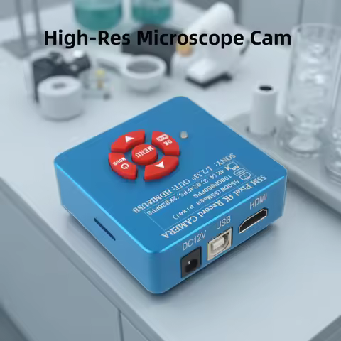 SONY IMX307 48MP 50MP 2K VGA HDMI USB TF 1080P Video Microscope Camera C MOUNT Lens For Phone Tablet