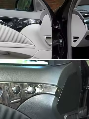 Door W211 Black Trim Left/Right W211 Beige Black Gray Car Front Door Plastic Cover Trim Shell For Me