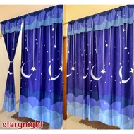 Gorden Jendela / Pintu Hordeng Poni Serut Belah 2 Layar Ukuran 100 x 200 Cm