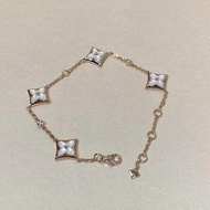 LV 手鏈 玫瑰金 貝母 四葉草 手鏈 LV Bracelet
