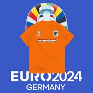 NETHERLANDS FOOTBALL TSHIRT EURO 2024 T-SHIRT COMBED 30S/ /