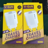 V-gen VTC2-21 Dual Port 2.1A Charger