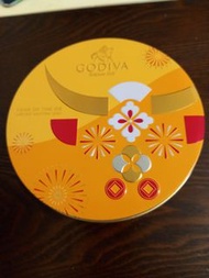 Godiva 牛年限量版朱古力鐵盒