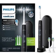 Philips Sonicare電動牙刷-美國版型號5300（黑色，1組共有三刷頭）