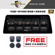 【Free 360 Camera】Adams Digital BMW F30 2015 12.3 Android Player 2K 4+64GB 8+256GB Car 360 Camera Sys