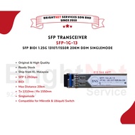 SFP-1G-13 SFP-1G-15 SFP BiDi 1.25G 20km DDM SMF Single Mode Mikrotik Ubiquiti SFP Transceiver Module