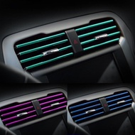 20cm Car Air Conditioner Outlet Decorative U Car Moulding Accessories Shape Trim Strips L2b9