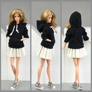 Blythe Small Cloth 6 Points Dolls Clothes Clothing 30cm Super Model Xinyi Azone Peach OB Licca Black