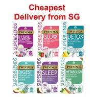*Delivery from SG* Twinings Twinnings Superblends Detox, Digest, Glow, Sleep, Immune Support, Menopa