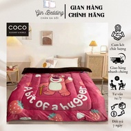 COCO Rabbit Fur Blanket with 5D Printed Genuine Product Type 1 Size 2mx2m2 Weight 3.5 KG