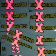 STIKER2 BINI TAK BAGI RIDE REFLECT 2PCS