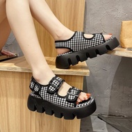 AGI2106 2Strap Square Motif Sandals