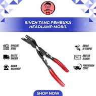 (PURPLE) 9inch Tang pembuka headlamp Mobil Tang Lancip Tang klip Mobil Keling Plastik Lampu Pembuka