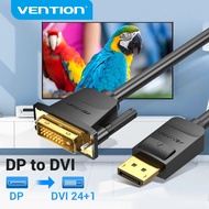 Vention DisplayPort to DVI Cable DP to DVI-D 24+1 Cable 1080P DP Male to DVI Male to Cable for Proje