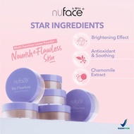 Nuface Loose Powder Light Beige Medium Beige/ BeigeWarm Flawless Skin Package