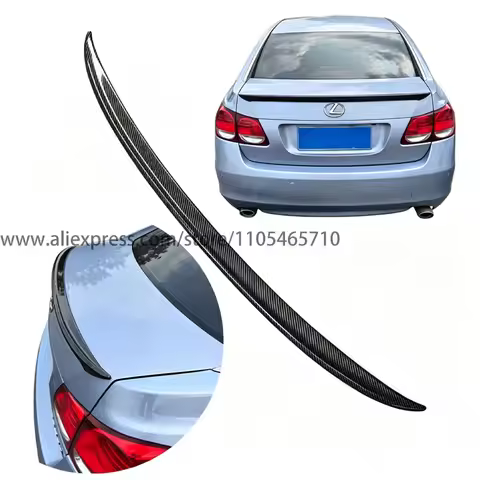 For Lexus GS 2004-2011 GS300 GS400 GS460 Custom Rear Trunk Lip Spoiler Drill-Free Sport Exterior Mod