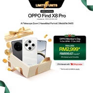 OPPO Find X8 Pro Smartphone | 16+512 | MTK 9400 | Hasselblad Portrait | Dual Periscope Telephoto Len