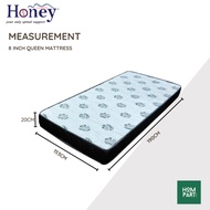 Honey Queen Size Synthetic Latex Foam Mattress 8 Inches / 8 Inci Queen Tilam