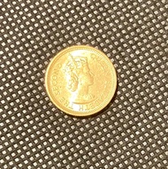 全新｜英女皇依利沙白二世  1971 香港五仙硬幣