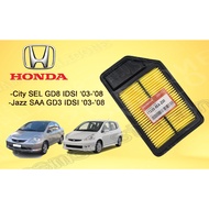 Honda Air Filter Honda City SEL GD8 IDSI / JAZZ SAA GD3 (2003-2008) 17220-REA-Z00 17220-REA