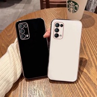 OPPO Reno 4 Pro 3 2 2Z 2F 10X Zoom Reno4 Reno3 Reno2 4G 5G 2023 Casing Luxury Texture Electroplating Soft Shell Phone Case Cover