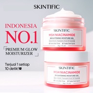 [ FLASH SALE ] SKINTIFIC MSH Niacinamide Brightening Moisturizer Glowing Moisture Gel 30g 2PCS Cream