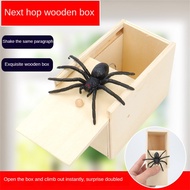 Prank Spider Funny Scare Box Halloween Joke Toys Spider Prank Toys