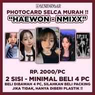 [MIN. BUY 4 PCs] NMIXX HAEWON SELCA UNOFFICIAL PHOTOCARD