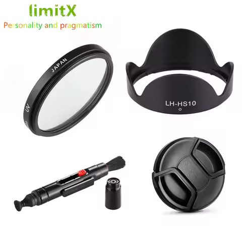 UV Filter Lens Hood Cap Cleaning Pen Kit for Fujifilm Finepix HS50EXR HS35EXR HS30EXR HS25EXR HS20 H