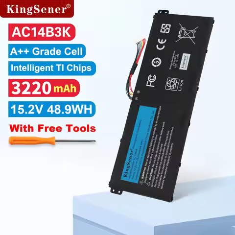 KingSener AC14B3K Laptop Battery For Acer Aspire R5-571T R5-571TG S14 CB3-511 Swift 3 SF314-51 R 11 
