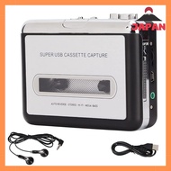 [Direct from Japan][Brand New]Cassette Tape Player Stereo, Portable Cassette Player Recorder, Cute Retro USB Tape Recorder with Earphones, Software CD, Professional CD Player, Gift for Father, Mother, Seniors, Family