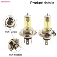 【ISHOWMAL HOT】2x H4 55W 5000K Car Xenon Gas Halogen Headlight Headlamp Lamp Bulbs Yellow