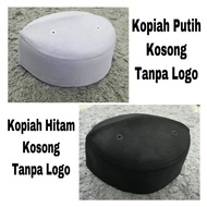 Kopiah Hitam & Putih Kosong Thailand (keras)