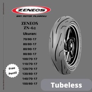 Zeneos ZN 62 Motorcycle Tires Size 120/70-17, 130/60-17, 140/70-17 & 150/60-17