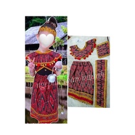 Set Ngepan Moden Budak 4in1 Tradisional iban