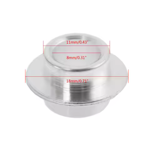 24 Pcs Inline Skate Bearing Bushing Spacers for 8mm Axles Spacers Silver Wheel Center Bearing Spacer